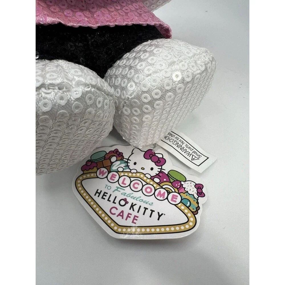 Sanrio Hello Kitty Cafe Shop Las Vegas Nevada Sequin Plush Stuffed Toy